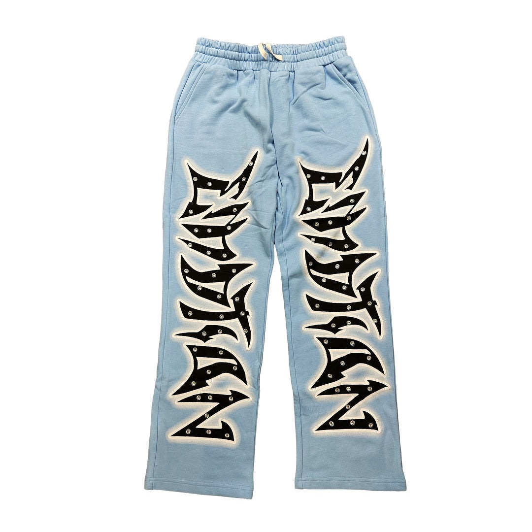 Mixed-Emotion-Blue-Graffiti-Rhinestone-Sweatpants.webp
