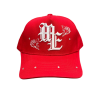 Mixed Emotional Brand Hat Red M.E Trucker