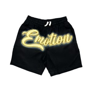 Mixed Emotional Brand Shorts Black Blinded