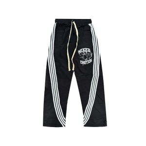 Mixed Emotional Brand Sweatpants Black Comfort