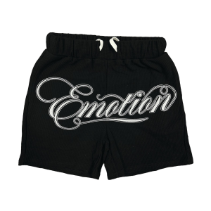 Mixed Emotional Brand Shorts Black Signature