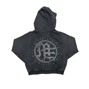 Grey Eclipse Mixed Emotional Brand Hoodie