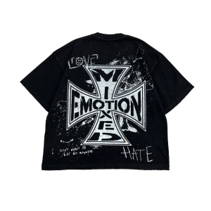 Black Chaos Mixed Emotional Brand Shirt